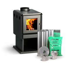 ESTUFA COMBUSTIÓN LENTA PATAGONIA 480 KIT