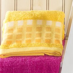 SET TOALLAS MILANO CON BORDE JACQUARD 2 PIEZAS